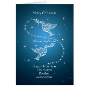 Hermano y Novia, palomas de Navidades de la paz