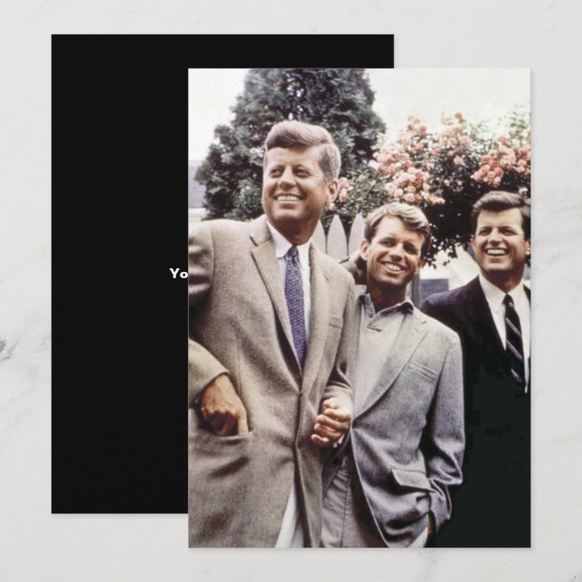 Hermanos con la Casa Blanca John Kennedy (Anverso / Reverso)