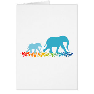 Hermanos de la caminata de los elefantes