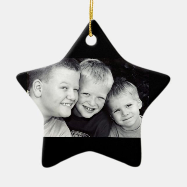 Hermanos de tres estrellas Ornamento (Frente)