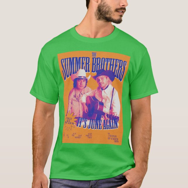 Hermanos de Verano Es Junio de nuevo camiseta chic (Anverso)