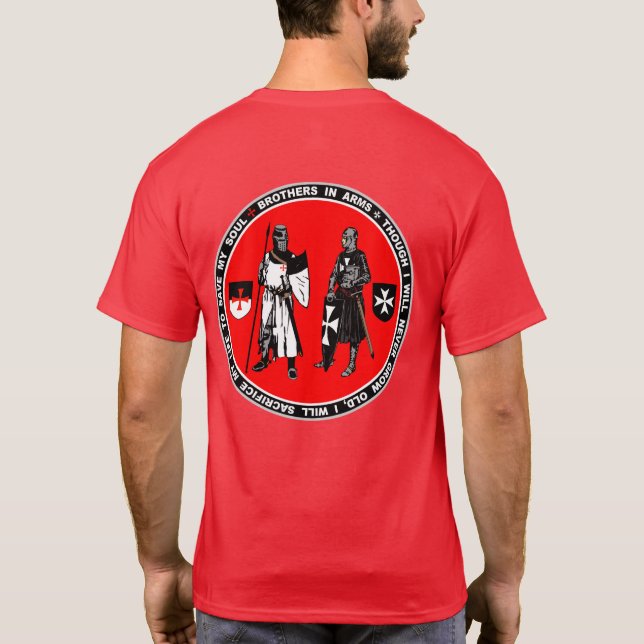 Hermanos en camisa redonda del sello de los brazos (Reverso)