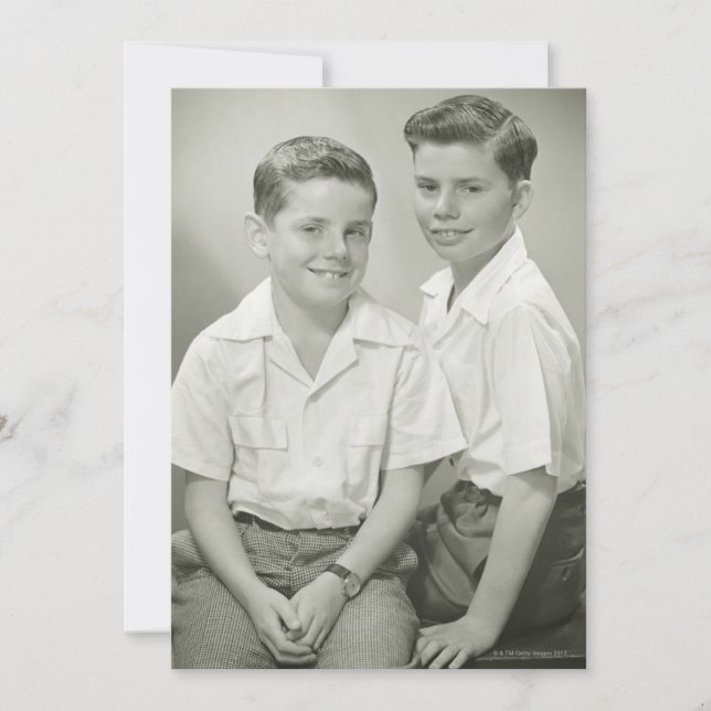 Hermanos en estudio (Anverso)