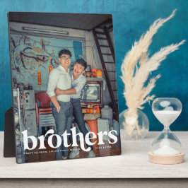 Hermanos | Foto personalizada en marco completo mo