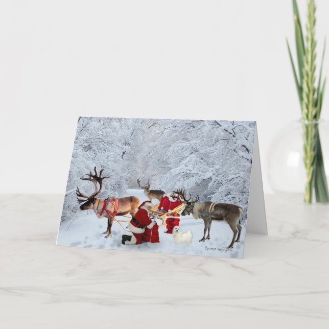 Hermes, la tarjeta de saludo de los Navidades malt (Anverso)