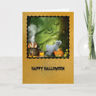 Hermes, la tarjeta de saludo maltesa de Halloween