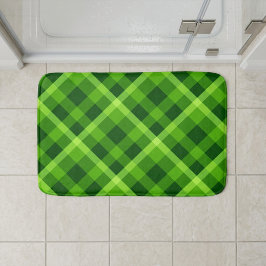 Hermosa Alfombra de Baño Pequeña Cuadro Verde Árbo