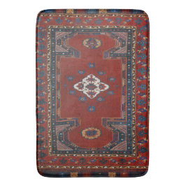 Hermosa alfombra tradicional turca Bath Mat