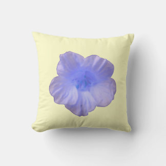 Hermosa almohada azul de nasturcio