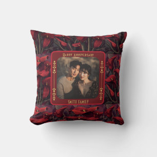 Hermosa Almohada de lanzamiento de Lovebird 1er An