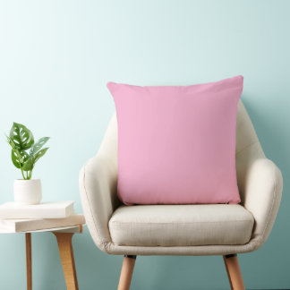 Hermosa almohada de tirar suave rosa