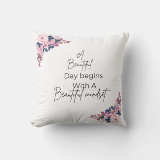Hermosa Almohada Floral Blossom, Elegante Hogar