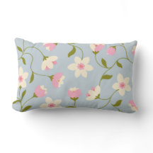 Hermosa almohada floral para echar