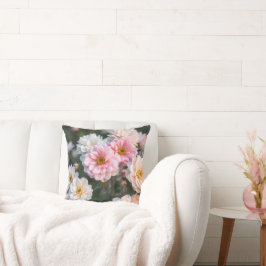 Hermosa Almohada Floral Rosa