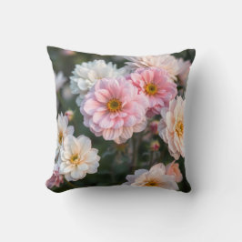 Hermosa Almohada Floral Rosa