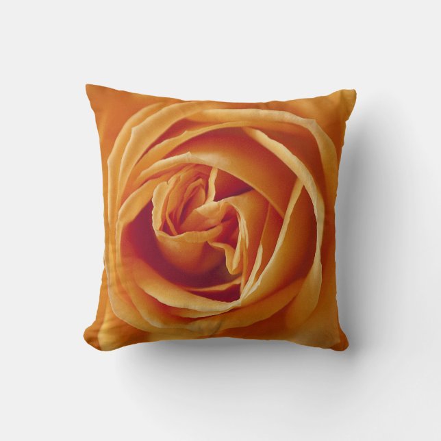 Hermosa almohada floral rosa amarillo (Anverso)