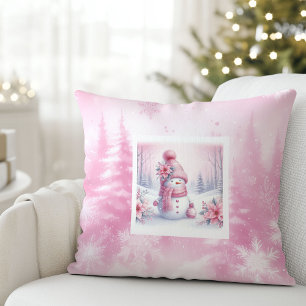 Hermosa Almohada Infantil de Navidad con Hombre de