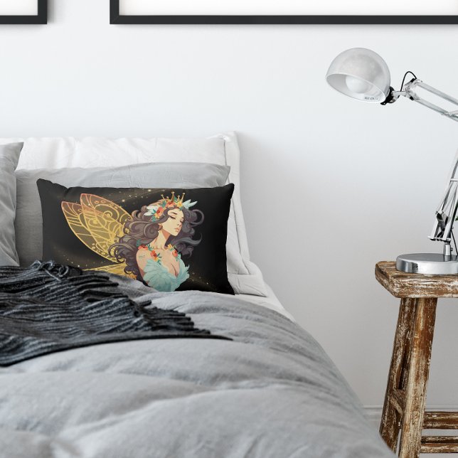 Hermosa almohada lumbar de la reina Fairy (Subido por el creador)