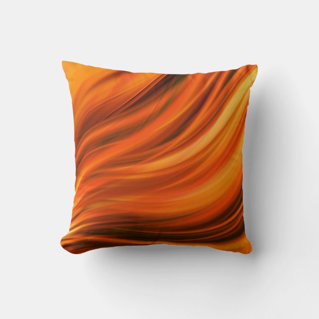 Hermosa almohada naranja (Anverso)