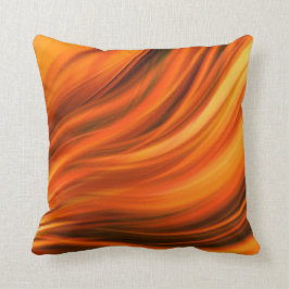 Hermosa almohada naranja