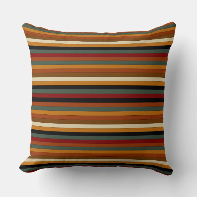 Hermosa almohada rayada (Anverso)
