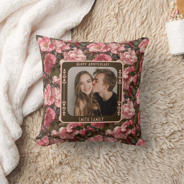 Hermosa Almohada Sentimental Para El 1er Aniversar (Manta)