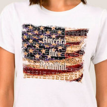 Hermosa América - camiseta de mujeres patrióticas