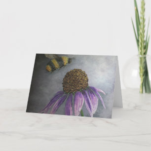 Hermosa artista de tarjetas de felicitación de abe