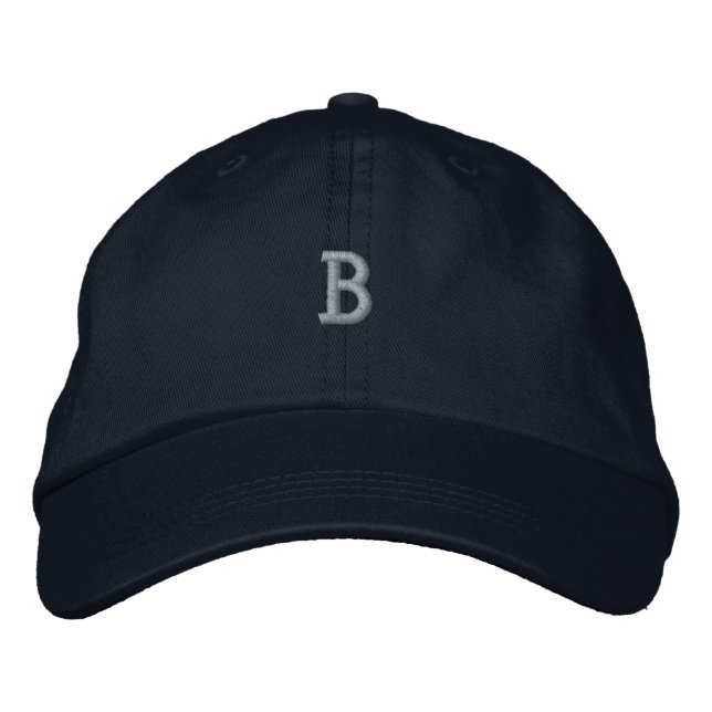 Hermosa B - Letra inicial Monograma Gorra guapo (Anverso)