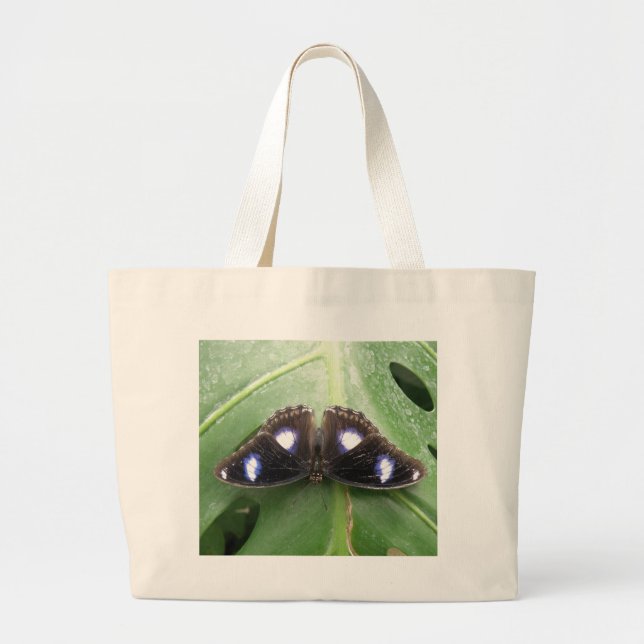 Hermosa bolsa con mariposa azul (Frente)