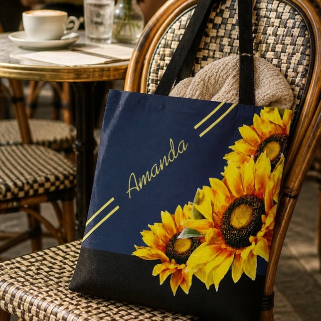 Hermosa Bolsa de Mano Personalizada de Girasol (Subido por el creador)