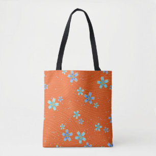 Hermosa bolsa de té con lavado floral para cualqui