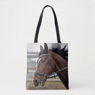 Hermosa bolsa de tocador para caballos