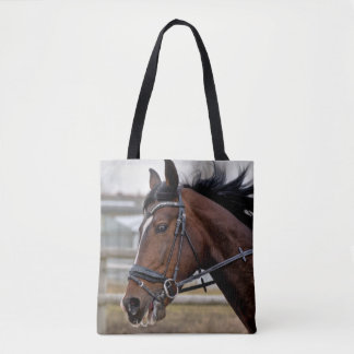 Hermosa bolsa de tocador para caballos