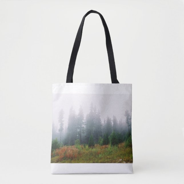 Hermosa Bolsa De Tote Fotofre De Forrest De Otoño (Anverso)