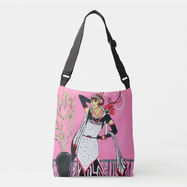 Hermosa bolsa de travesía de dama (Anverso)