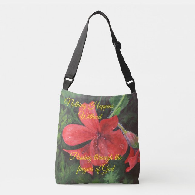 Hermosa bolsa inspiradora de cuerpo cruzado (Anverso)