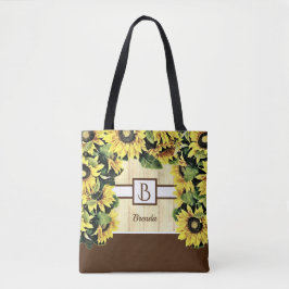 Hermosa bolsa Monograma con girasol