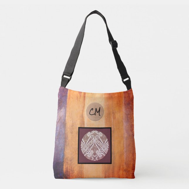 Hermosa Bolsa Monogramada De Tote (Anverso)