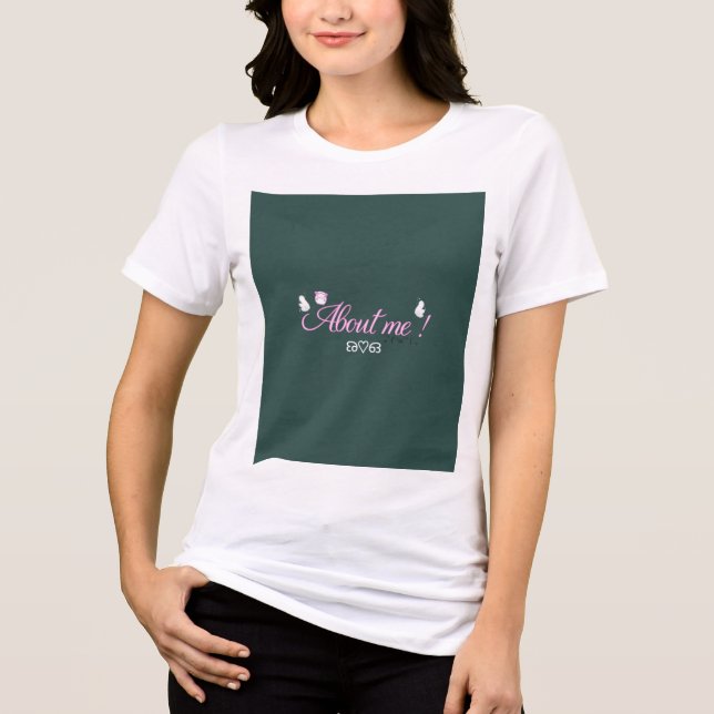 Hermosa camisa blanca con verde (Anverso)