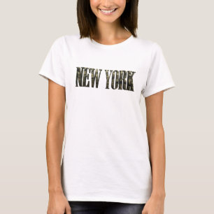 Hermosa camiseta amarilla personalizada de NEW YOR