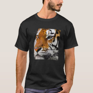 Hermosa camiseta con foto de tigre de Bengala