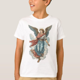 Hermosa camiseta cristiana para niños Angel