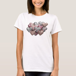Hermosa camiseta de declaración de arte abstracto 