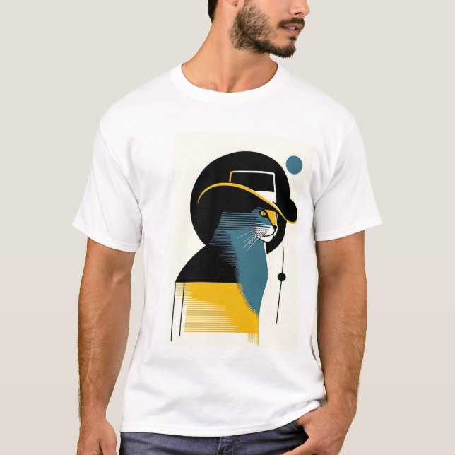 Hermosa camiseta de gato (Anverso)