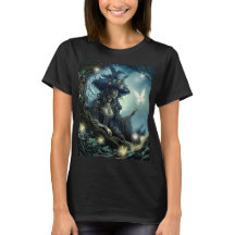 Hermosa camiseta de mujeres piratas de hadas