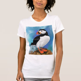 Hermosa camiseta de pájaro de Puffin del Atlántico