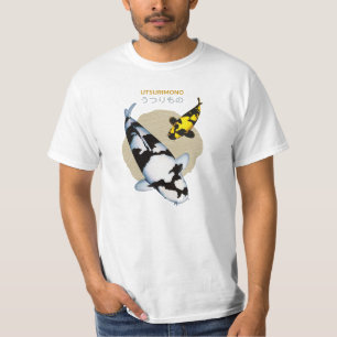 Hermosa camiseta de pescado Shiro Koi - Elegante