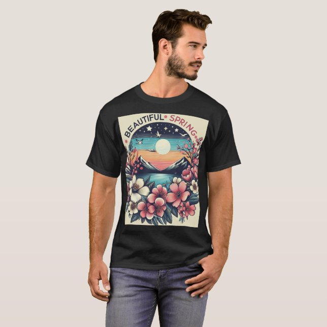 Hermosa camiseta de primavera (Anverso completo)