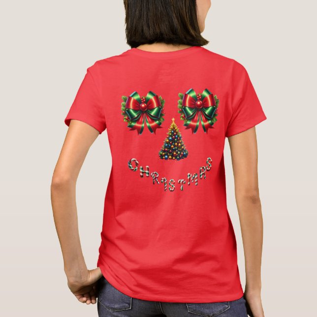 Hermosa Camiseta De SNOWLYN Para Mujer (Reverso)